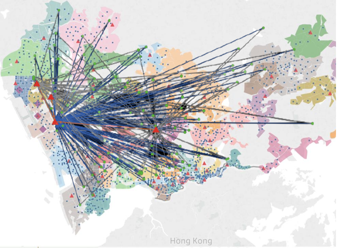 某快递企业城市收派网络仿真优化平台